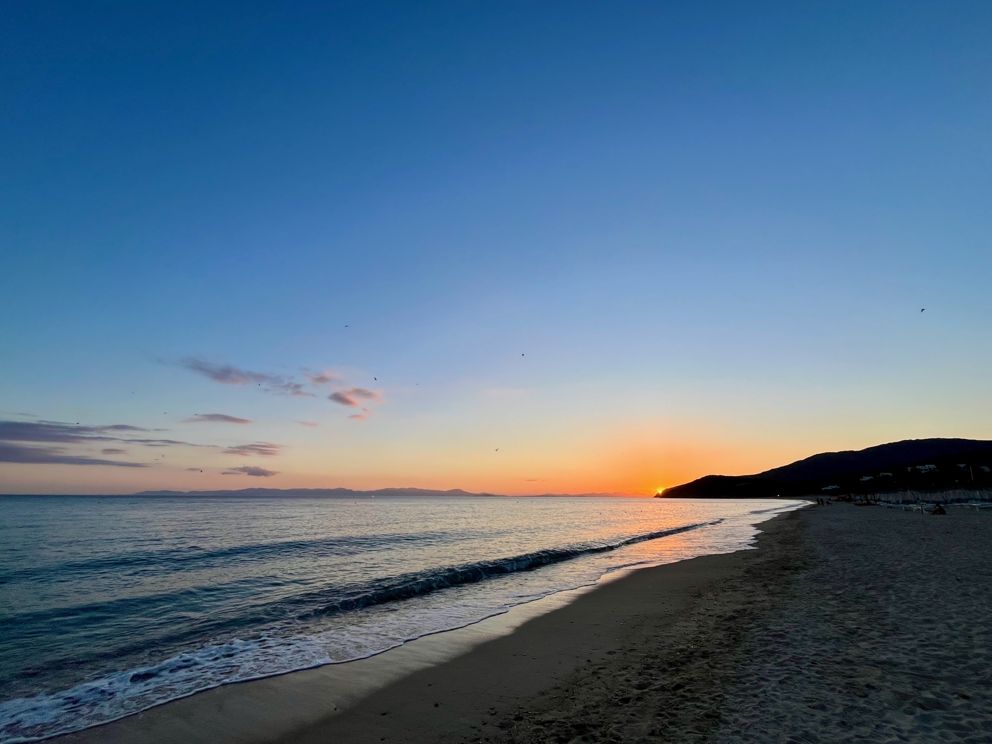 Geremeas at sunset